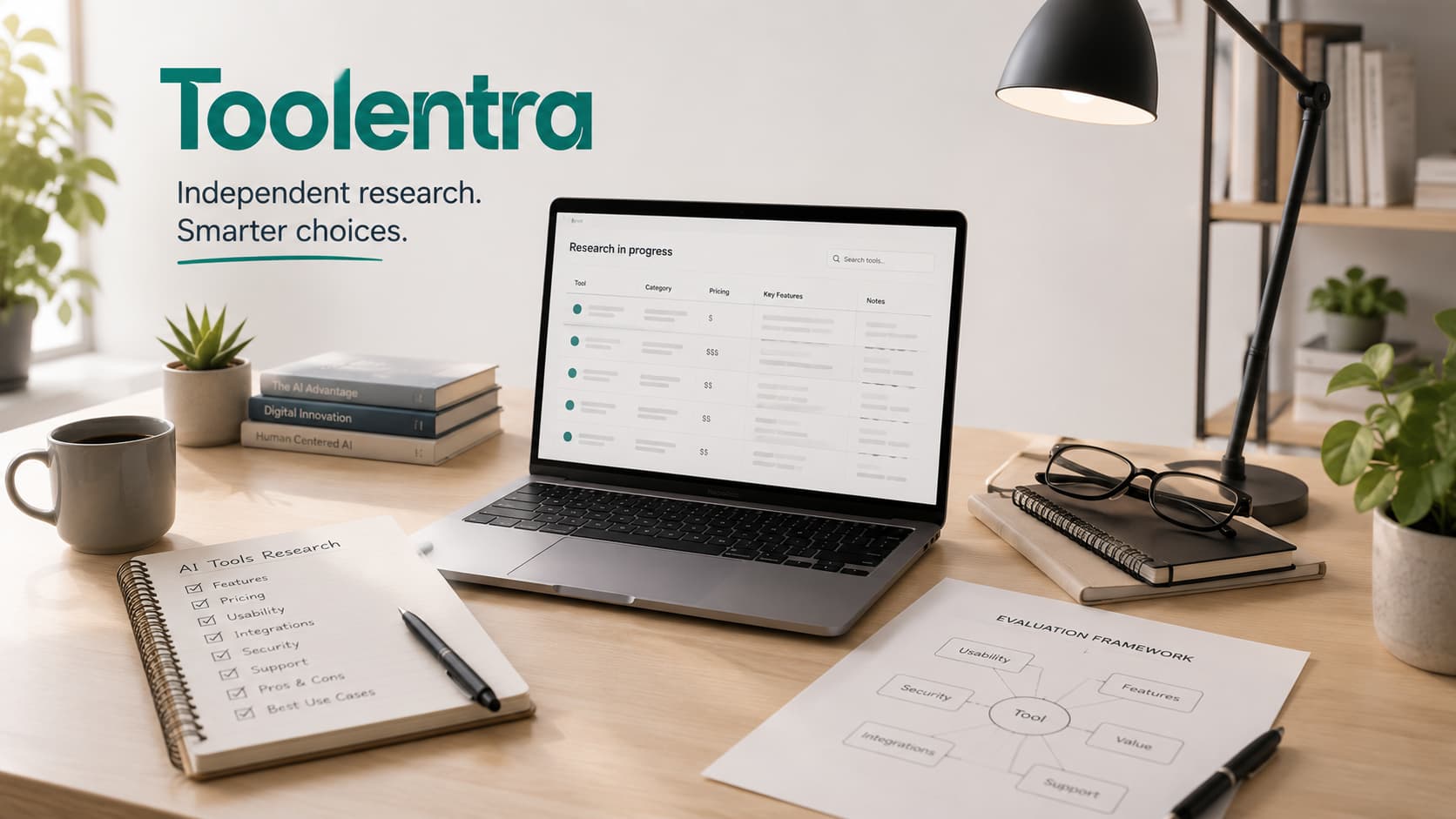 The Toolentra team researching AI tools